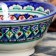 Rishtan ceramics "Patterns", 18 cm, large, blue