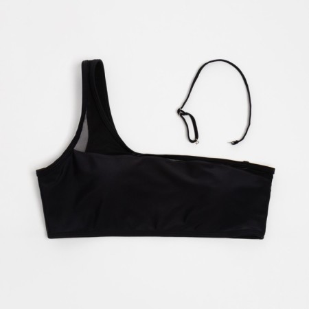 Female Separate swimsuit with minku inserts color black, size 48-11