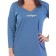 Women's intelligent dress, size 52, indigo color