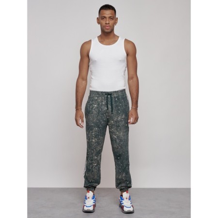 Joggers male, size 52, green color