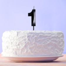 Свечи для торта, розовые, 16 шт., 5 х 6,5 см.