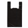Package Polyethylene T -shirt 30 + 16 x 53 cm, 25 μm, black "Lilac buttons"