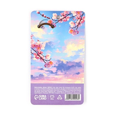 Keychain ruler for Kawaii keys, 2.4 x 10 cm-3