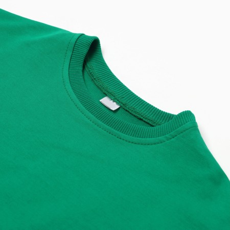 Children's costume (T -shirt, shorts), green color, height 116-1