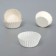 White tartlet, 3 x 1.5 cm
