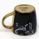 Ceramic mug Men’s Power, 300 ml, black color