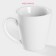 Coramic Dolyana mug Coffee Break, 370 ml, white color