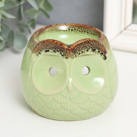 Aroma lamp ceramics "Council" Shamot Mix 8.8x8.8x8 cm-2