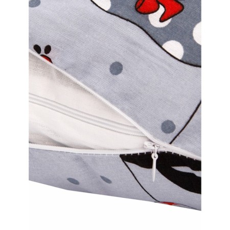 Pillowcase to a pillow for pregnant women, size 340x72 cm, color gray color-2