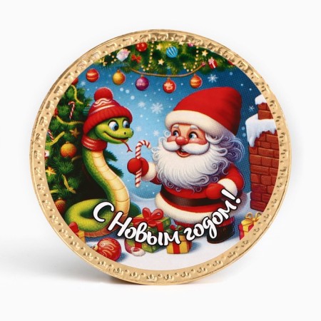 Chocolate medal "Russian Troika", mix, 24 g-4