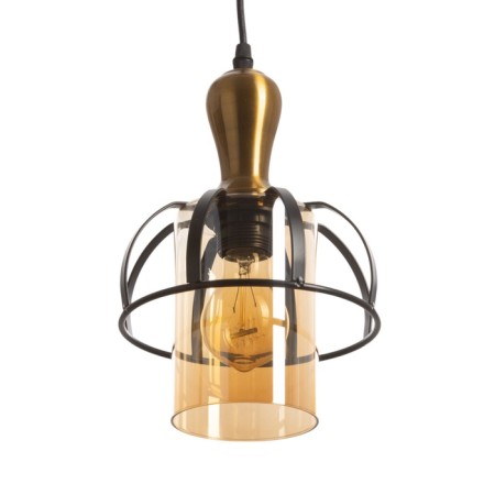 Lamp "Claud" 1x40W E27 bronze/black 19x19x25 (125) cm-1