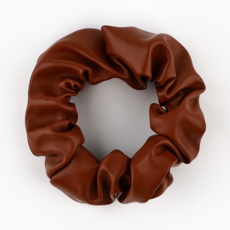 Hair gum for hair "Dreams will come true", brown, diam. 10 cm-4