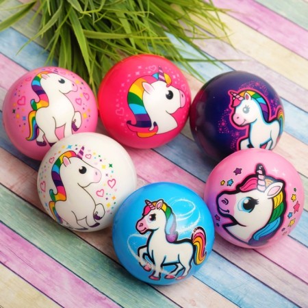Unicorn ball, soft, 7.6 cm, species mix