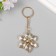 Trick Metal "Flower with crystals" gold 5.3x4.2 cm