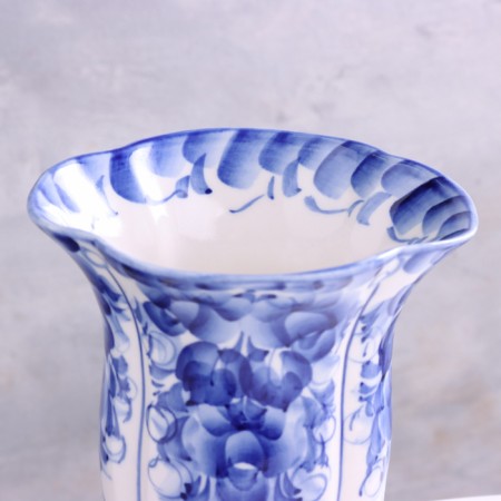 Vase "Lily", 18 x 14 cm, Gzhel-2