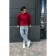 Jumper male ise, size 58, red color