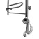 Domoterm electric heated towel rail "Ophelia", 500 x 700 mm, 9 crossbars, right, chrome