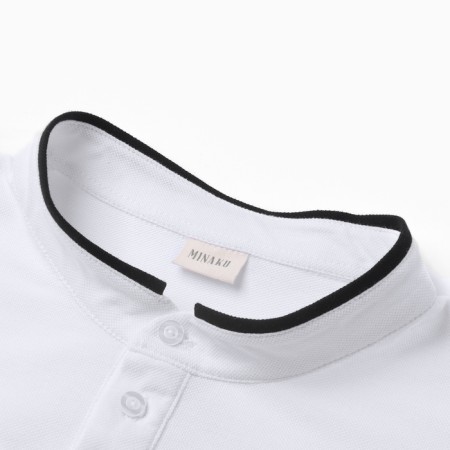T-shirt (Polo) Male Minaku Regular Fit: White color, river 52-5