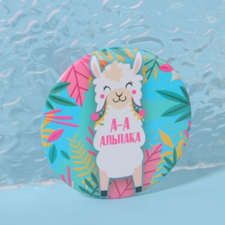Alpak mirror d = 7 cm, multi -colored-3