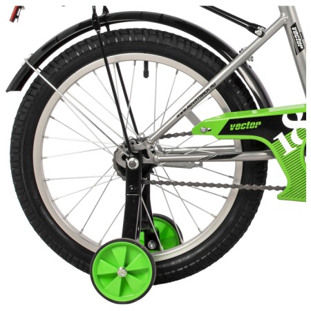 Bicycle 18 "Novatrack Vector, silver color-4