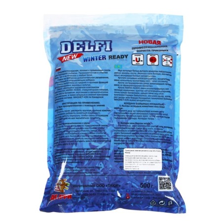 Bait winter -moisturized delfi Ice Ready, bream - roach, hemp, 500 g-1