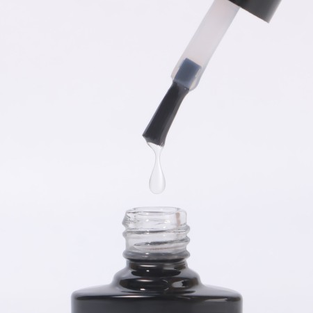 TOP for nails, rubber, 8 ml, led/uv, transparent color-1