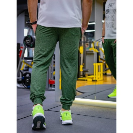Pants male ise, size 46, green color-1