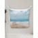 Organizer in a bath on suction cups “A shell with pearls on the sand”, for storing toys and trifles, size 33x39 cm