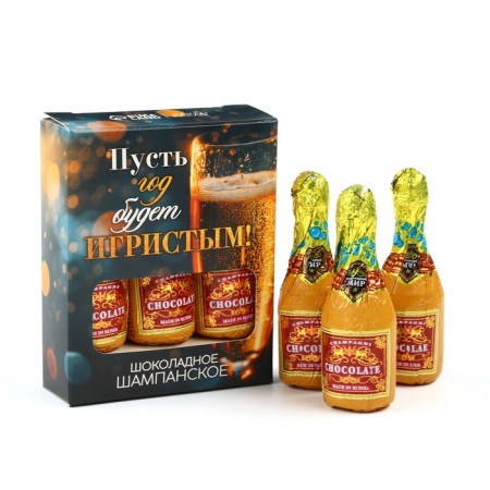 Cocoa cocoa set of chocolate bottles "playful year"