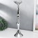 Summary of Metal for 1 candle "elegant" silver 50x13x13 cm