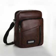 Male bag, brown color