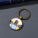 Trick Glass, metal "Circle. Cute pigeon" d = 3 cm