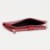 Women's wallet on the button, red color