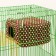 House "rectangle" for rodents 19*19*12 cm, calico, fleece, foam