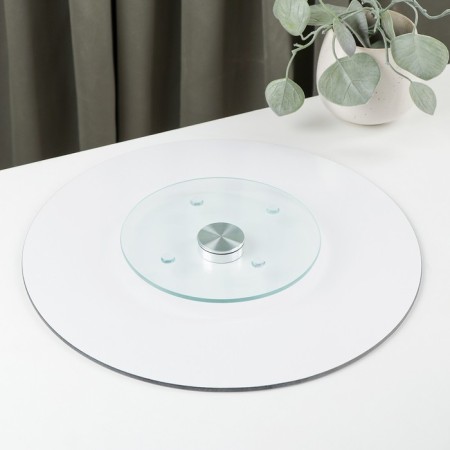 Glass stand for the cake rotating Magistro "lavender", d = 32 cm-2