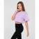 T -shirt female, lilac color, size 46