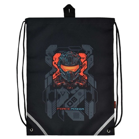 A bag for shoes 480 x 360 mm, Phoenix, sublimation, reflective strip, "cyber"-1