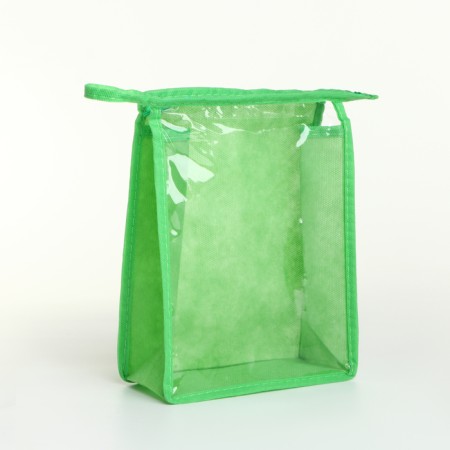 Lightning cosmetic bag, green color-1