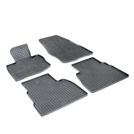 Rubber rugs ’grid’ for Honda Civic VIII, hatchback, 2006-2012
