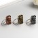 Metal keychain "Cat Mani-Neko" mix 3x2x1.5 cm