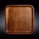 Wilmax England Acacia dish, size 40.5x40.5 cm