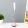 Board lamp "Light Roy" LED from batteries pink 5x8.5x20 cm Risalux