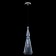 Sunshine lamp, 40W E14, chromium color