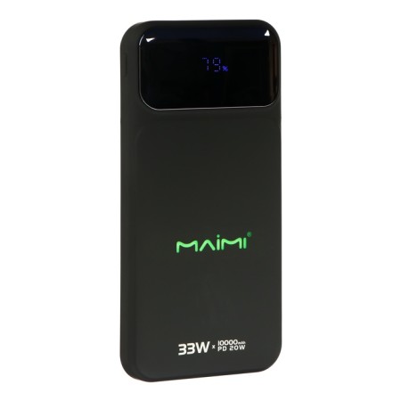 External Maimi Mi56, 10,000 mAh, USB, Type-C, Lightning/Type-C/USB, PD, Black