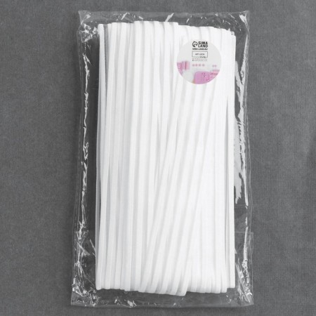 Decorative gum with transparent inserts, 29 mm, 10 ± 1 m, white color-2