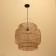 Ceiling Lamp from Rotan "German" 1x120W, E27, 50x50x50 cm