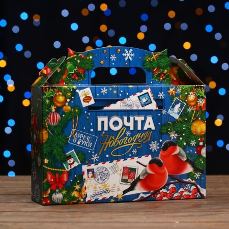 Gift box "Mail with bullfinches", 26 x 7 x 23 cm