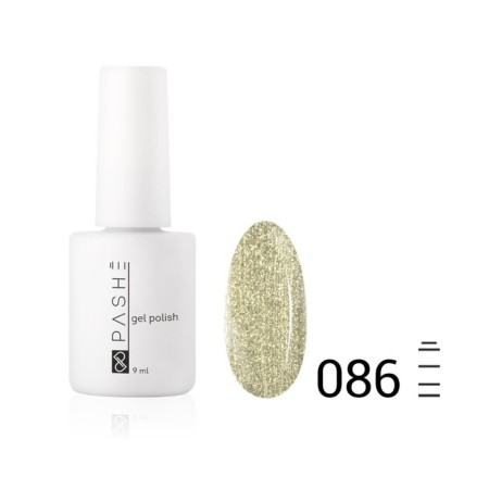 Color gel polish Pashe, No. 086 Aurora, 9 ml