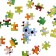 Children's puzzle "Fox and Bunny", 54 elements