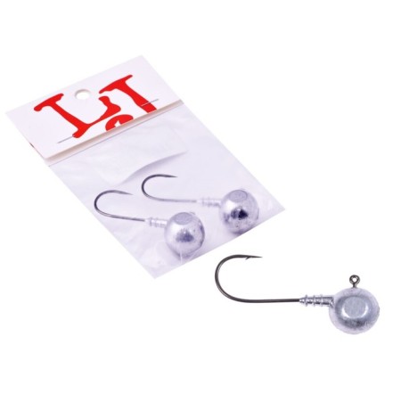 Lucky John Ball jig-heads, 36 g, BN color, 2 pcs.